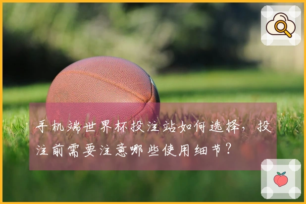 手机端世界杯投注站如何选择，投注前需要注意哪些使用细节？